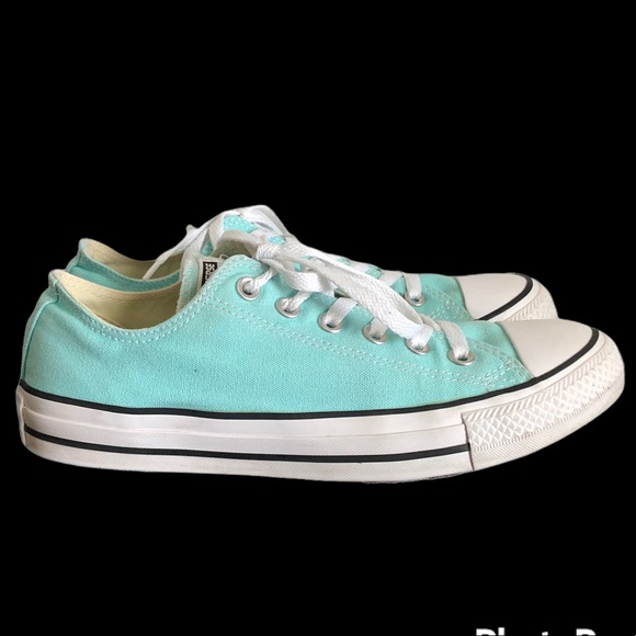 Converse Shoes - Converse Chuck Taylor Low Top Aqua Sneaker Shoes-Sz 9